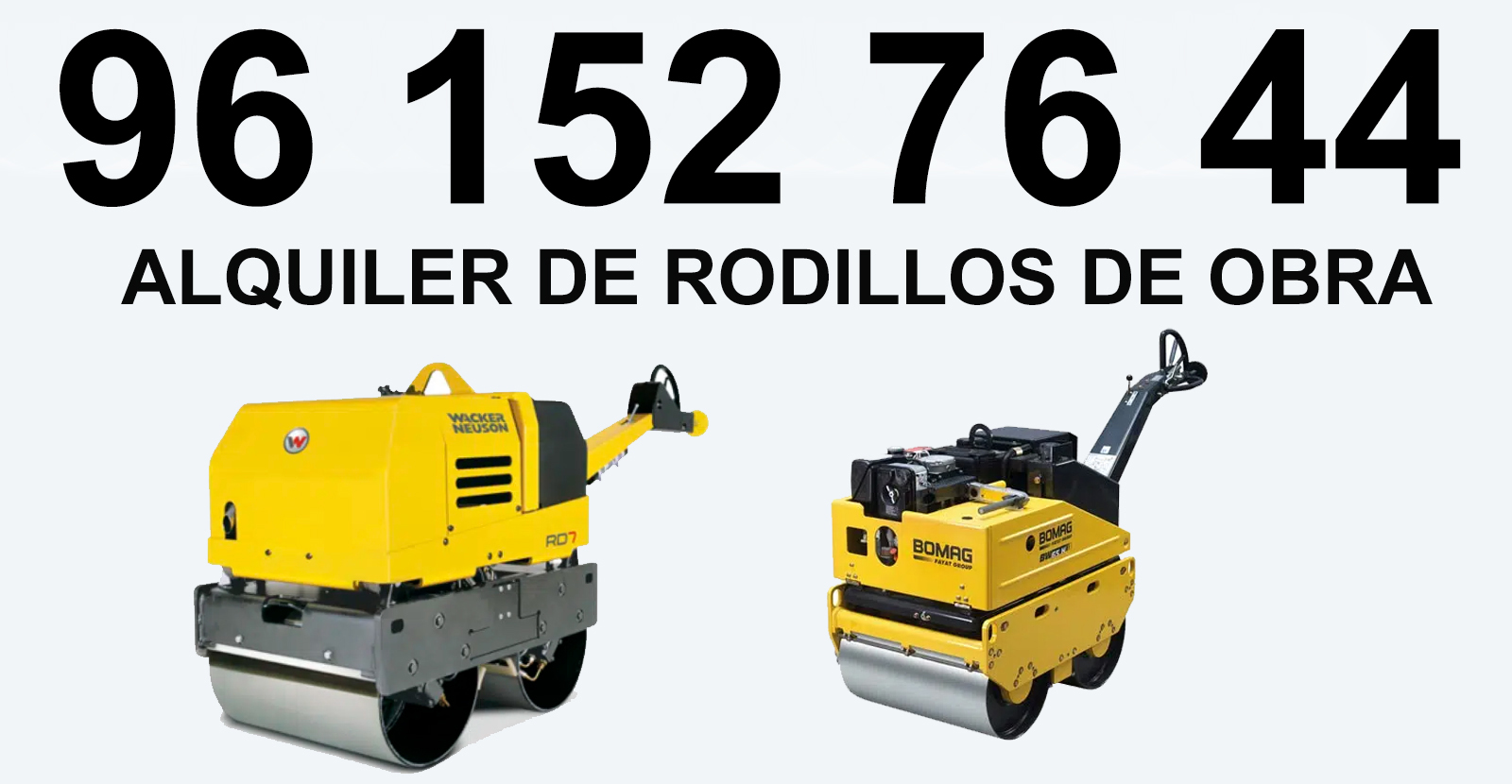 Maquina rodillos de Compactación de alquiler en Beteró